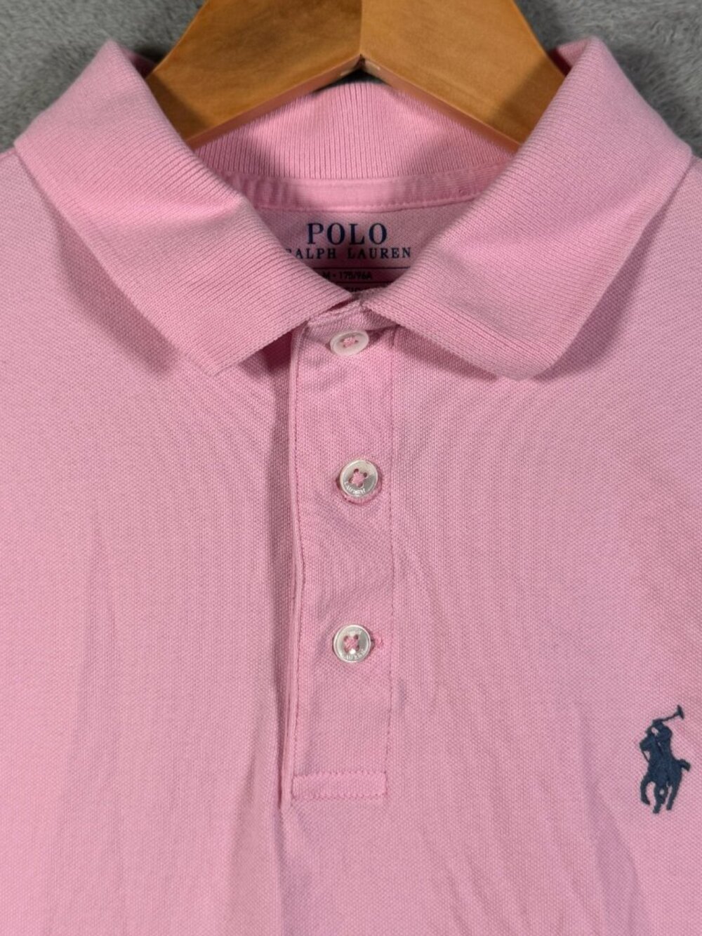 Polo Ralph Lauren Shirt Mens M Pink Classic Fit Stretch Mesh Short Sleeve $118